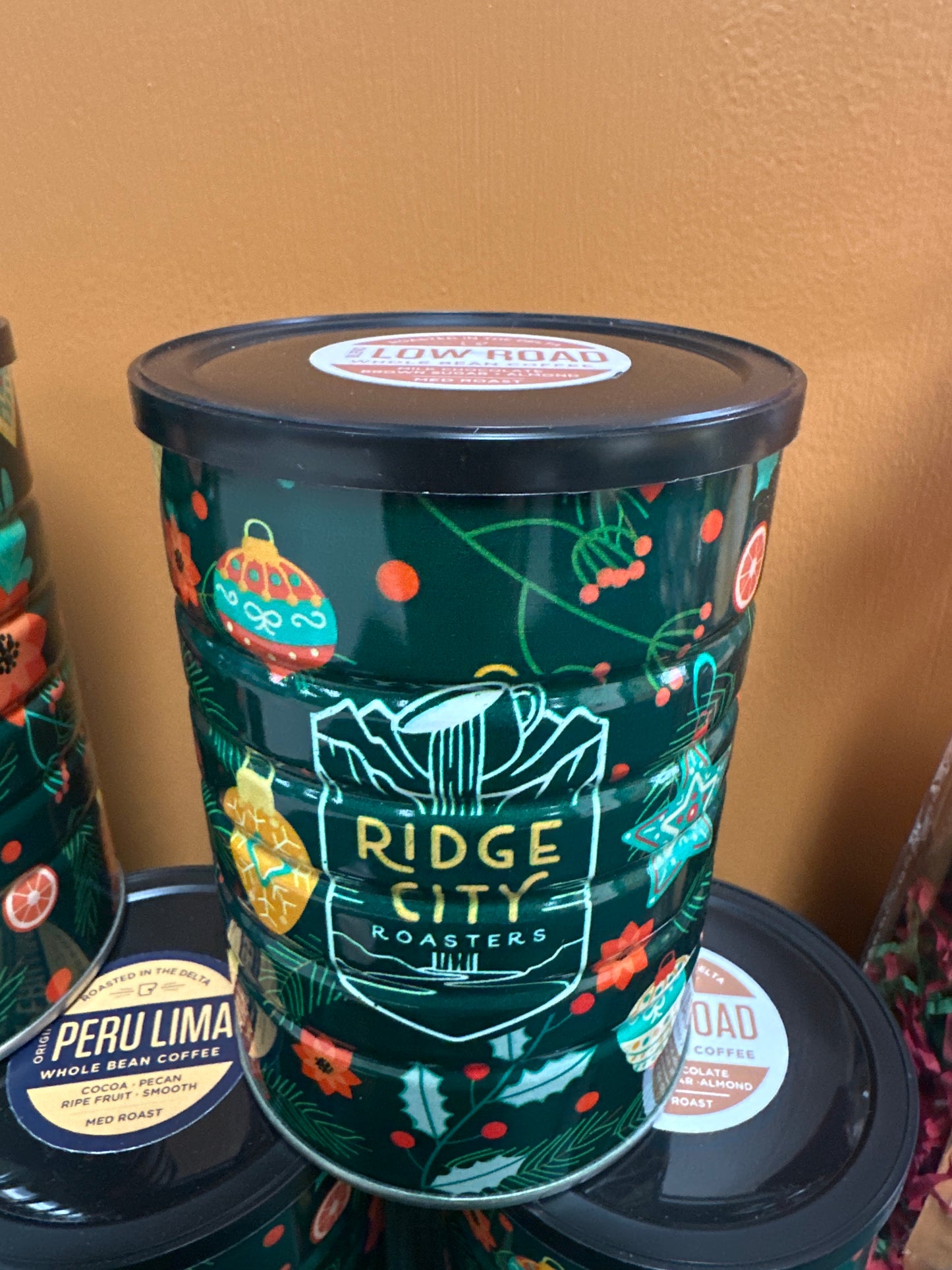 Gift tin coffee